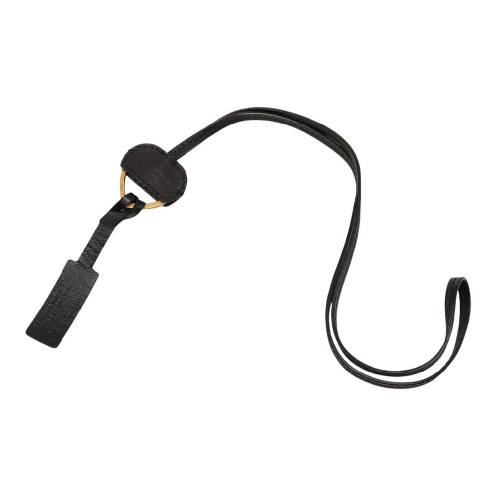 YVES SAINT LAURENT Black Leather Necklace